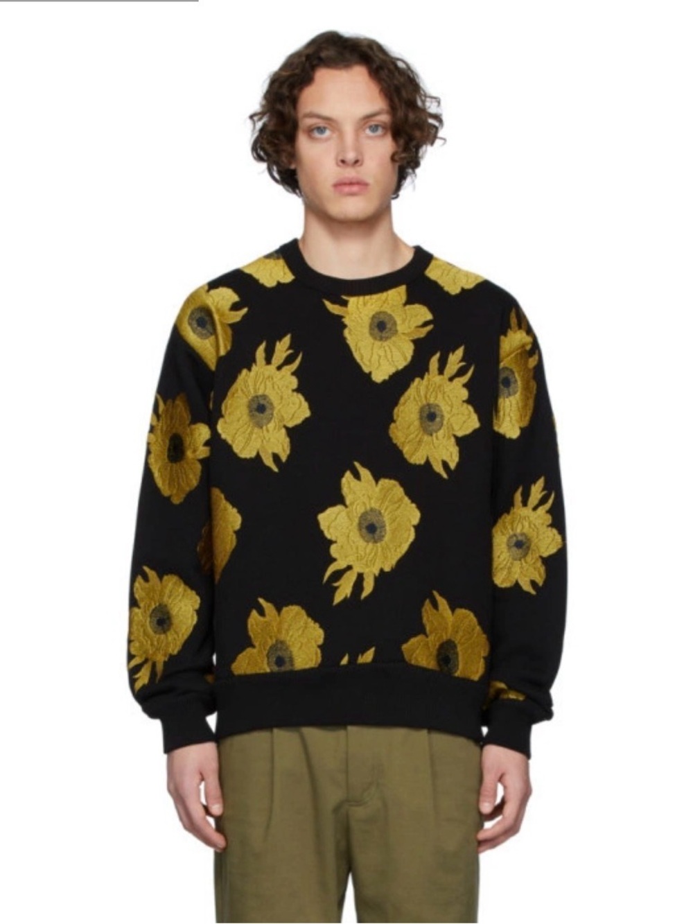 Dries Van Noten Floral Sweatshirt
